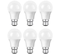 Rysa Light Ampoule LED B22, 15W 120W équivalent lumière blanche froide LED baïonnette, 6500k ampoule blanche lumineuse 1300lm, non dimmable, ampoule à économie d'énergie (6)