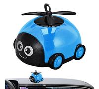 Rysrogeur d'air de voiture Énergie solaire, diffuseur de parfum rotatif, parfum d'aromathérapie de forme d'hélicoptère, décoration de parfum automatique pour camion