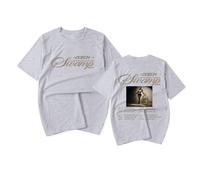 RYSXJLX Doechii Live from The Swamp Tour T-Shirt 2025 New Summer Femmes Hommes Casual T-shirt à manches courtes, gris, XXS