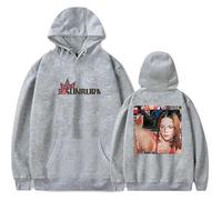 RYSXJLX Dominic Fike Merch Sunburn Sweat à capuche unisexe décontracté tendance rétro classique, gris, L