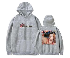 RYSXJLX Dominic Fike Merch Sunburn Sweat à capuche unisexe décontracté tendance rétro classique, gris, L