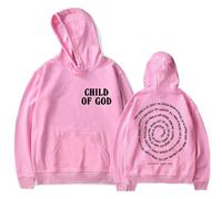 RYSXJLX Forrest Frank Child Of God Sweat à capuche unisexe rétro tendance classique à manches longues, rose, XXS