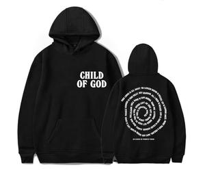 RYSXJLX Forrest Frank Child Of God Sweat à capuche unisexe rétro tendance classique à manches longues, Noir , XL