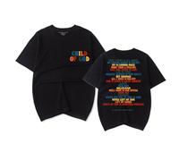 RYSXJLX Forrest Frank Merch Child of God Album T-Shirt Femmes Hommes Mode Casual T-shirt à manches courtes, Noir , XXL