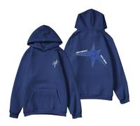 RYSXJLX Gracie Abrams Good Riddance Sweat à capuche The Secret of Us Tour unisexe rétro tendance classique à manches longues (taille M, bleu marine), bleu marine, M