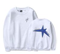 RYSXJLX Gracie Abrams Good Riddance Sweat-shirt à manches longues unisexe à col rond The Secret of Us Tour Merch, blanc, M
