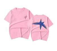 RYSXJLX Gracie Abrams Good Riddance T-shirt The Secret of Us Tour Merch Femmes Hommes Mode Casual T-shirt à manches courtes, rose, M