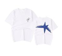 RYSXJLX Gracie Abrams Good Riddance T-shirt The Secret of Us Tour Merch Femmes Hommes Mode Casual T-shirt à manches courtes, blanc, M