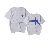 RYSXJLX Gracie Abrams Good Riddance T-shirt The Secret of Us Tour Merch Femmes Hommes Mode Casual T-shirt à manches courtes, gris, M