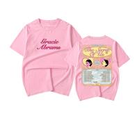 RYSXJLX Gracie Abrams Merch The Secret of Us Tour Europe 2025 T-shirt à manches courtes pour femmes et hommes, rose, S