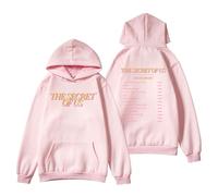 RYSXJLX Gracie Abrams Sweat à capuche unisexe The Secret of Us Album Merch Rétro Mode Classique Manches Longues, rose, L