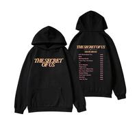 RYSXJLX Gracie Abrams Sweat à capuche unisexe The Secret of Us Album Merch Rétro Mode Classique Manches Longues, Noir , S