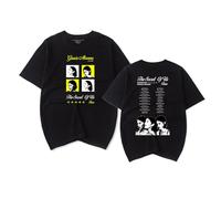 RYSXJLX Gracie Abrams The Secret of Us Tour Europe 2025 T-shirt Femmes Hommes Tour Merch Mode Casual T-shirt à manches courtes, Noir , L