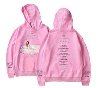 RYSXJLX Tini Stoessel Cupido Sweat-shirt à Capuche Unisexe Décontracté Mode Rétro Classique Streetwear, rose, S