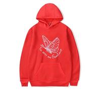 RYSXJLX Tini Stoessel Tu Eres Mi Fantasy Tour Sweat à capuche unisexe décontracté mode rétro classique manches longues, Rouge, L