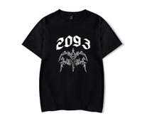 RYSXJLX Yeat 2093 Album T-Shirt Rapper Yeat Merch Femmes Hommes Mode Col Rond Classique Manches Courtes Tee Streetwear, Noir , M
