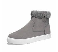 RYTEJFES Bottine Femme Chaussures Hiver Femme Bottes D 41 Durable Boots Chaude Épaisses Chaussure De Neige Fourrée Botte Imperméable Randonnée Bottines Fourrées Women Chaudes Polaire Fourré Mi Mollet