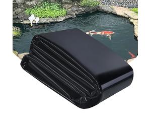 Rytgdxss Bâche pour Bassin,4x7m,Liner Bassin Jardin pour Bassins D'agrément, HDPE Durable, RésistantDéchirures, pour Bassins D'agrément, Bassin a Poisson, Cascade