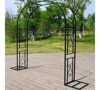 Rytgdxss Tuteur Plante Grimpante Arche Jardin Peut Servir De Séparation Entre Une Table à Manger Et Un Espace Détente, Ou pour Guider La Circulation des Invités.-340x40x230cm(Vert foncé-A)