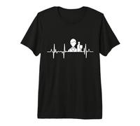 Rythme Cardiaque du Barman Rythme Cardiaque du Barman T-Shirt Haut de Gamme