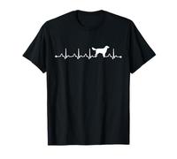 Rythme cardiaque ECG Puls Flat Coated Retriever 2 Maman T-Shirt