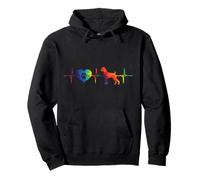 Rythme Du Coeur Amour Chien Boxer Mignon Pet Lover Cadeau Sweat à Capuche
