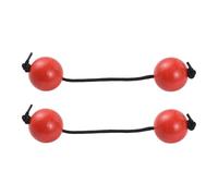 Rythmes africains Aslatua shakers kashaka instrument 2 pack instruments de percussion à main boules de shaker avec un son fort pour les performances musicales Bleu rouge 5 cm 2 pcs (Rouge)