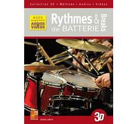 Rythmes et breaks de batterie en 3D (Livre + Audios + Vidéos)