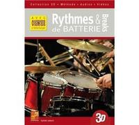 Rythmes et breaks de batterie en 3D (Livre grand format avec enregistrements audios et vidéos à télécharger)