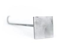 RYTTGOP Fer de marque Silhouette carrée - Fer de marque fait à la main pour barbecue, projets de menuiserie personnalisés, laissez votre marque de logo sur le bois, outil de gravure d'artisanat avec
