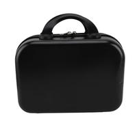 Ryttgop Mini Valise, tas de Maquillage, Sac de Maquillage de Voyage, partition réglable de Stockage Portable, pour Les Femmes Voyage (Noir)
