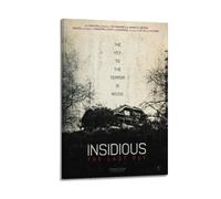 RYTWQRWE Insidious - Affiches « The Last Key » - Décoration murale vintage sur toile pour salon, chambre à coucher, 60 x 90 cm, style cadre