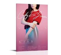 RYTWQRWE Kiss by Carly Rae Jepsen Affiches esthétiques - Décoration murale vintage sur toile pour salon, chambre à coucher - 40 x 60 cm - Style cadre