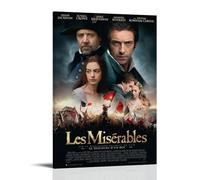 RYTWQRWE Les Misérables Poster décoratif sur toile pour salon, chambre à coucher, chambre à coucher - 30 x 45 cm - Style rétro - Avec cadre