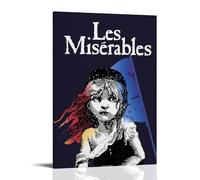 RYTWQRWE Les Misérables Poster décoratif sur toile vintage pour salon, chambre à coucher, 30 x 45 cm, style 2012 (3)