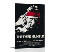 RYTWQRWE Poster décoratif sur toile The Deer Hunter - Décoration murale vintage pour salon, chambre à coucher - 60 x 90 cm - Style cadre