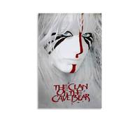 RYTWQRWE Poster du clan de l'ours des grottes - Décoration murale vintage - Impression sur toile pour salon, chambre à coucher, 40 x 60 cm - Style rétro - Sans cadre