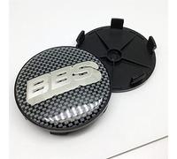 RYUJI 4Pièces Auto Cache MoyeuxCentre, pour BBS 68mm Jante Capuchons Centre Roue Badge Forme coration Accessoires