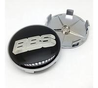 RYUJI 4Pièces Auto Cache MoyeuxCentre, pour BBS 68mm Jante Capuchons Centre Roue Badge Forme coration Accessoires