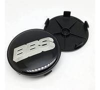 RYUJI 4Pièces Auto Cache MoyeuxCentre, pour BBS 68mm Jante Capuchons Centre Roue Badge Forme coration Accessoires