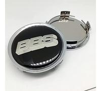 RYUJI 4Pièces Auto Cache MoyeuxCentre, pour BBS 74mm Jante Capuchons Centre Roue Badge Forme coration Accessoires