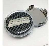 RYUJI 4Pièces Auto Cache MoyeuxCentre, pour BBS 74mm Jante Capuchons Centre Roue Badge Forme coration Accessoires