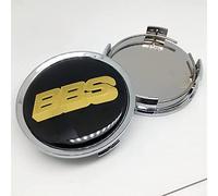RYUJI 4Pièces Auto Cache MoyeuxCentre, pour BBS 74mm Jante Capuchons Centre Roue Badge Forme coration Accessoires