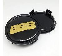 RYUJI 4Pièces Auto Cache MoyeuxCentre, pour BBS 74mm Jante Capuchons Centre Roue Badge Forme coration Accessoires