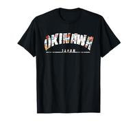 Ryukyu Bingata Îles d'Okinawa Japon T-Shirt