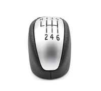 RYUNMP Pommeau de Levier de Vitesse Manuel 6 Vitesses en Cuir PU pour Renault Laguna MK3 2007-2014
