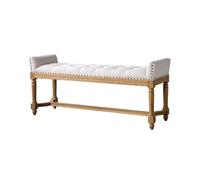 RYUQW3RE Pouf de Rangement Art Simple Banc Vintage chêne Chevet Tabouret Rural européen Salon Chaussure Changement canapé Banc
