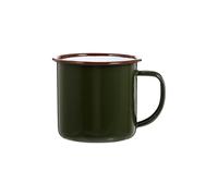 RYUQW3RE Tasse à café, Mug en émail, tasse à café, tasse de camping, tasse à thé, tasse en métal vintage, tasse à boire, eau, fer, voyage, camping, rétro(Green)