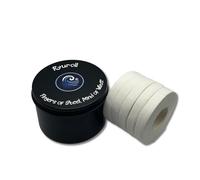 Ryuroll Lot de 5 bandages de doigts blancs 1 cm x 10 m (total 50 m) - Bandage pour doigts, ruban adhésif de sport, protection des doigts, escalade, BJJ, MMA, grappling, judo