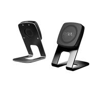 Ryval Chargeur Sans Fil à Induction pour Smartphone Fonction Stand en Métal Noir